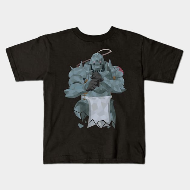 Alphonse Elric Kids T-Shirt by icr427